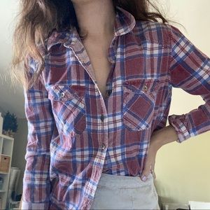 Billabong Flannel Plaid Button Down